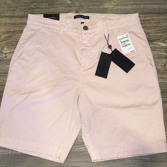 Monfrere Cruise Pastel Pink Chino Shorts. Size 36. NWT. $168.00. Y - Picture 1 of 11